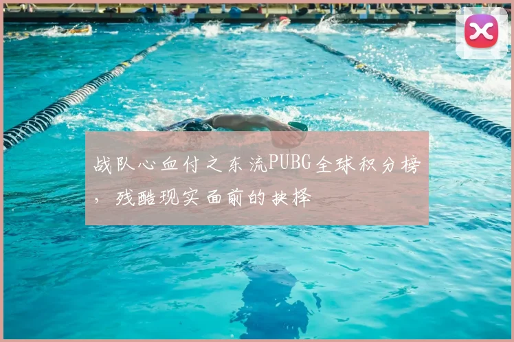 战队心血付之东流PUBG全球积分榜,残酷现实面前的抉择